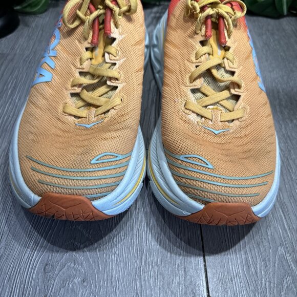 Hoka One One Bondi X Fiesta Amber Yellow Men\'s Size 7.5 D Running Shoes Sneakers main image 6